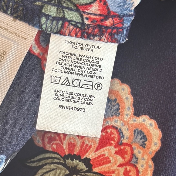 LOFT Trumpet Maxi Skirt in Blue and Pink - Picture 6 of 6